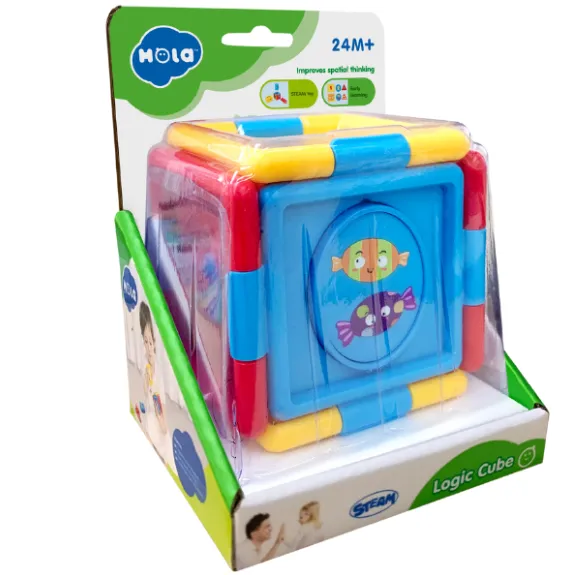 Jucarie de dezvoltare sorter „Cub logic” Jucarie de dezvoltare sorter „Cub logic”