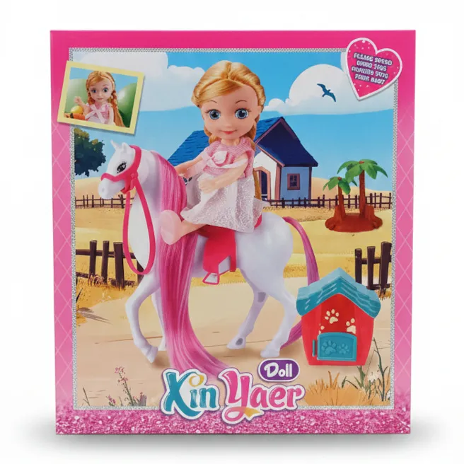 Set Cal cu câine și accesorii, cod 942019 Set Cal cu câine și accesorii, cod 942019
