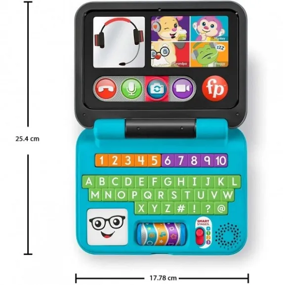 Jucărie educativă în limba română „Laptop ” de la Fisher-Price Jucărie educativă în limba română „Laptop ” de la Fisher-Price