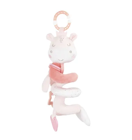 Jucărie pentru cărucior Kikkaboo Vertical Spiral Hippo Dreams
