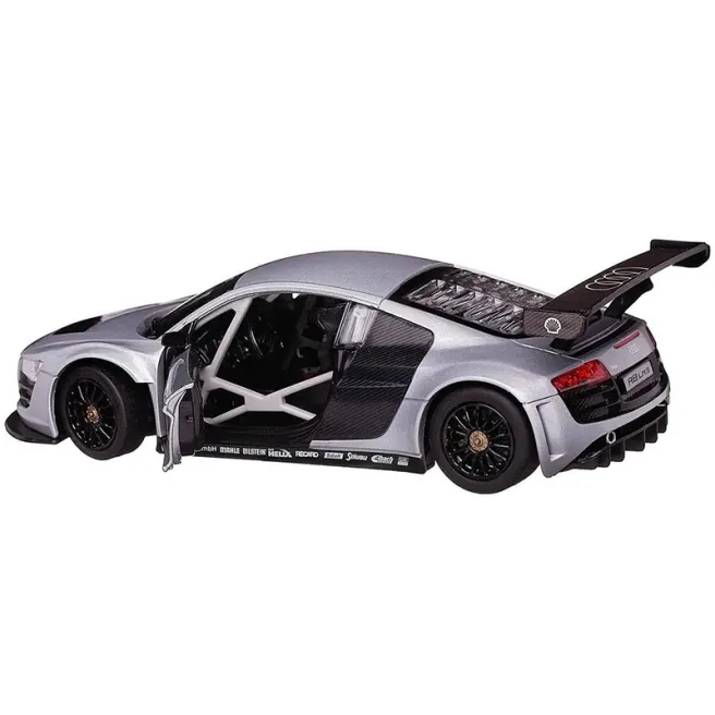 RS Mașină RASTAR Die cast 1:24 AUDI R8, argintie, cod 60582 RS Mașină RASTAR Die cast 1:24 AUDI R8, argintie, cod 60582