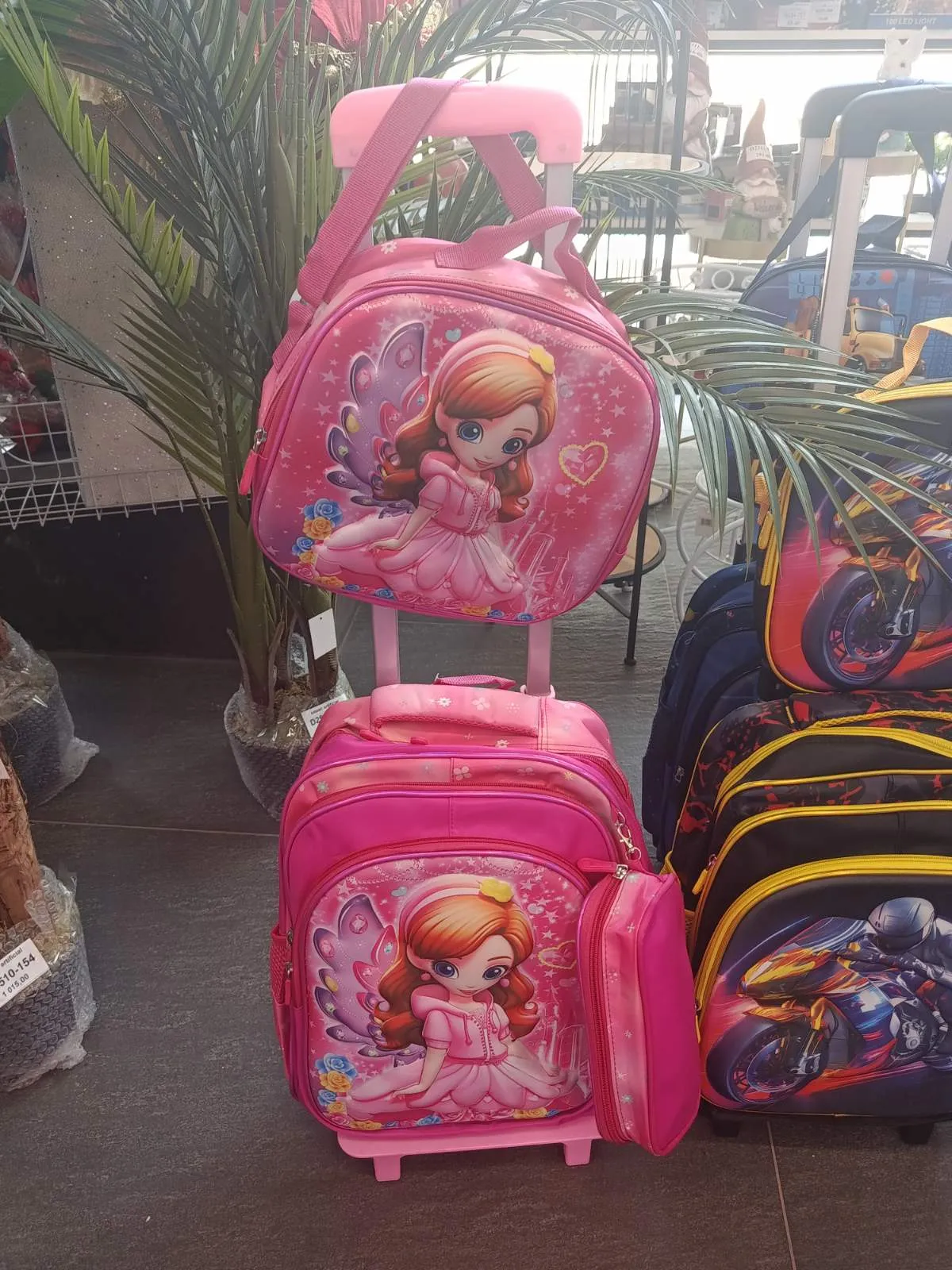rucsac școlar pe roți Princesa