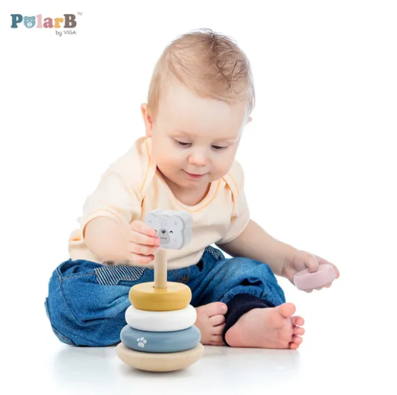 Piramidă pentru copii „Ursul polar” Piramidă pentru copii „Ursul polar”