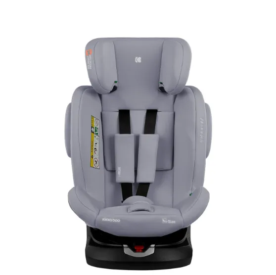 Scaun auto 40-150 cm (i-Size) Isofix Kikkaboo i-Felix Light Grey, rotativ 360 Scaun auto 40-150 cm (i-Size) Isofix Kikkaboo i-Felix Light Grey, rotativ 360