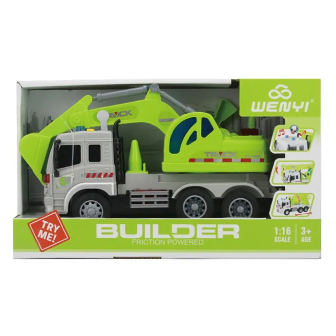 WY Autoexcavator inerțial 1:16 (lumină, sunet), cod 57932