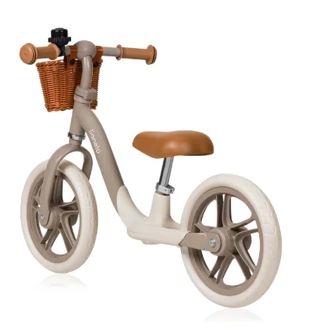 Bicicleta fara pedale Lionelo Alex Plus Beige Sand Bicicleta fara pedale Lionelo Alex Plus Beige Sand