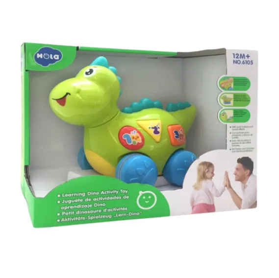 Jucarie interactiva „Dino” cu muzica si lumina Jucarie interactiva „Dino” cu muzica si lumina
