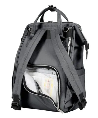 Geanta pentru mame KikkaBoo Siena Dark Grey Geanta pentru mame KikkaBoo Siena Dark Grey