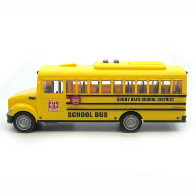 Autobuz școlar 1:16 (cu lumini și sunet), cod 1754D Autobuz școlar 1:16 (cu lumini și sunet), cod 1754D