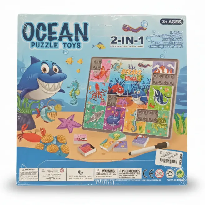 Set de colorat și puzzle Set de colorat și puzzle