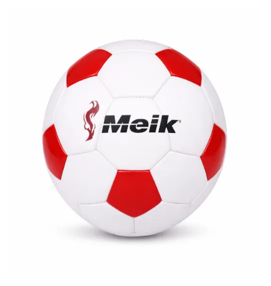 Minge de fotbal Size 2 TPU, roșu-alb, cod 2188D