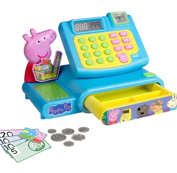 Casa de marcat cu accesorii „Purcelușa Peppa” Casa de marcat cu accesorii „Purcelușa Peppa”