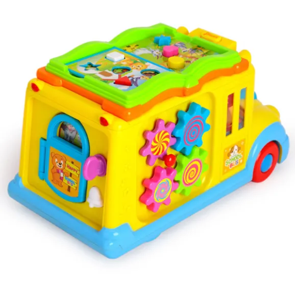 Busyboard „Autobuzul școlar” cu sunet si lumina Busyboard „Autobuzul școlar” cu sunet si lumina