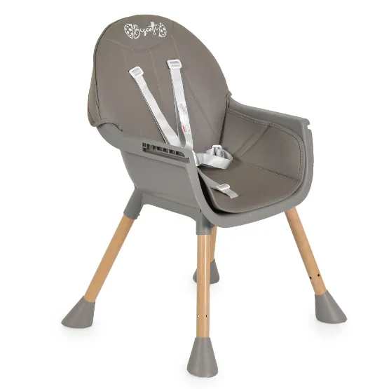 Scaun de masă 2 în 1 Moni Biscotti Grey Scaun de masă 2 în 1 Moni Biscotti Grey
