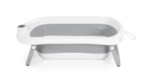 Set cădiță pliabilă cu termometru Moni Balena Grey, 5 piese Set cădiță pliabilă cu termometru Moni Balena Grey, 5 piese