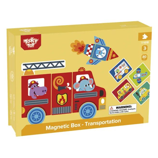 Puzzle magnetic Vehicule joc, cod 57207