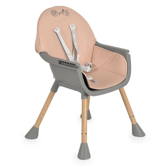 Scaun de masă 2 în 1 Moni Biscotti Pink Scaun de masă 2 în 1 Moni Biscotti Pink