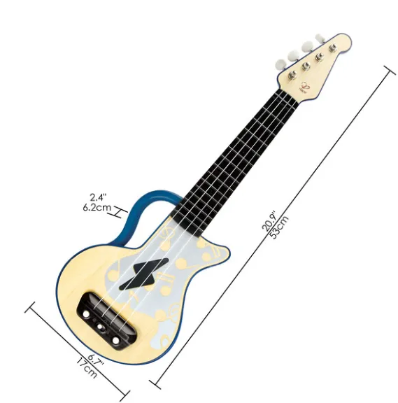 Chitara Ukulele cu lumini, Albastră Chitara Ukulele cu lumini, Albastră