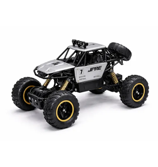 Mașină Rock Crawler 1:16 cu telecomanda, metalică, argintie, cod 2416D Mașină Rock Crawler 1:16 cu telecomanda, metalică, argintie, cod 2416D