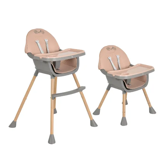 Scaun de masă 2 în 1 Moni Biscotti Pink Scaun de masă 2 în 1 Moni Biscotti Pink
