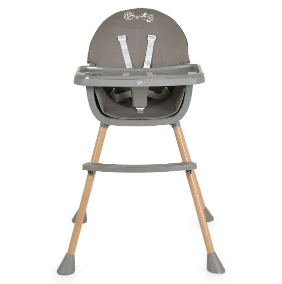 Scaun de masă 2 în 1 Moni Biscotti Grey Scaun de masă 2 în 1 Moni Biscotti Grey
