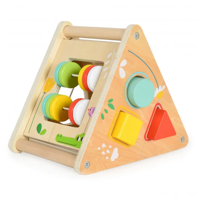 Sorter din lemn triunghi, cod 57329 Sorter din lemn triunghi, cod 57329
