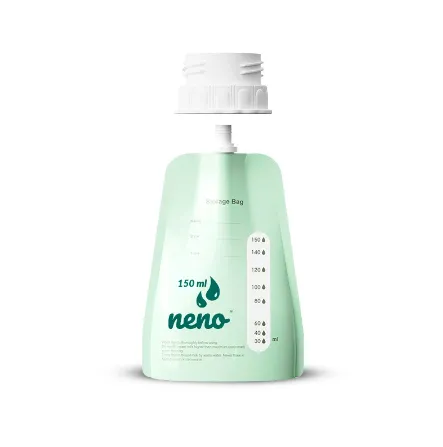 Pungi pentru stocarea laptelui Neno Green, 150 ml Pungi pentru stocarea laptelui Neno Green, 150 ml