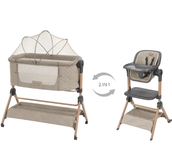 Scaun de masa 2 in 1 KikkaBoo Sleat Me Beige Scaun de masa 2 in 1 KikkaBoo Sleat Me Beige