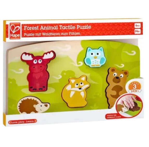 Puzzle tactil „Animale din pădure” Puzzle tactil „Animale din pădure”