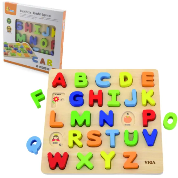 Bloc puzzle „Învățăm alfabetul”