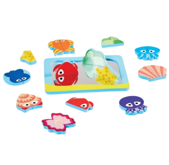 Set cu oglindă și creaturi marine – Distracție în baie Set cu oglindă și creaturi marine – Distracție în baie
