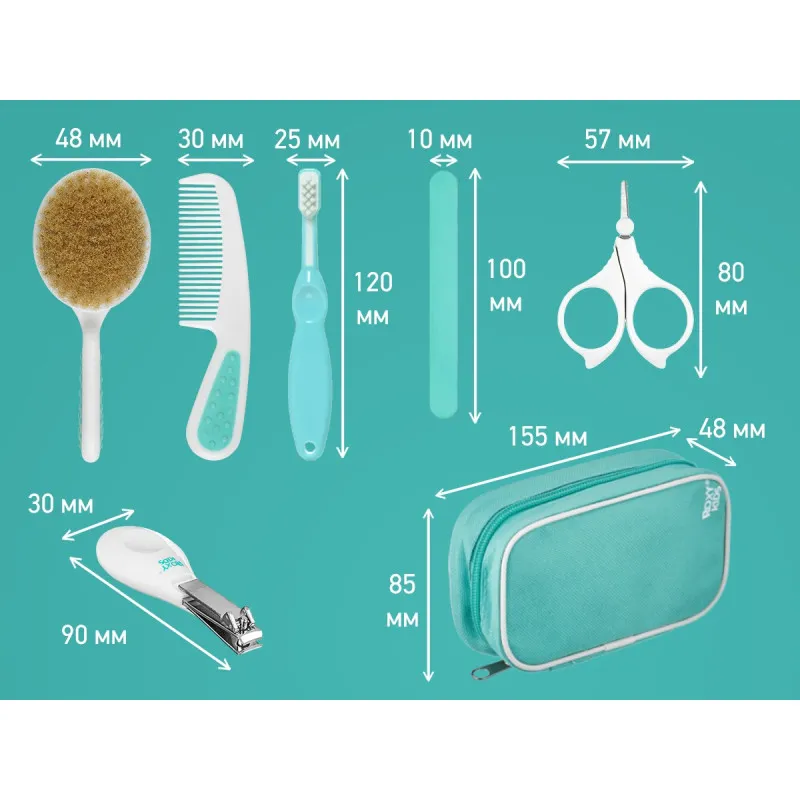 Set de igiena Roxy Kids, Turcoaz (RHS-001) Set de igiena Roxy Kids, Turcoaz (RHS-001)