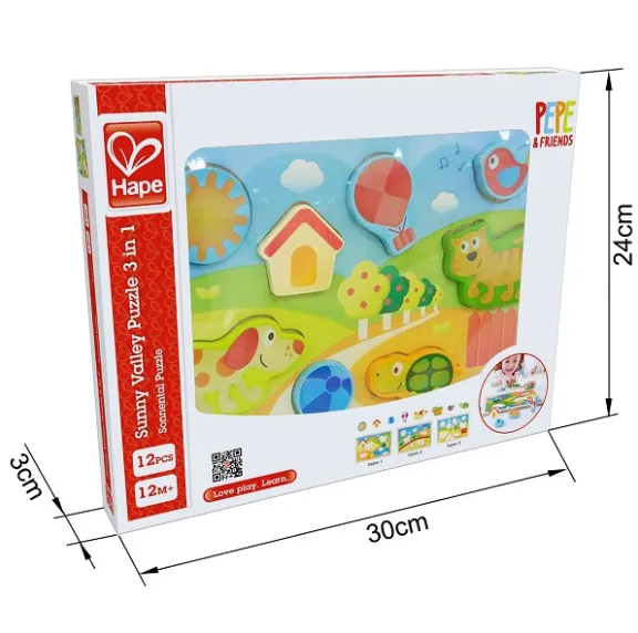 Puzzle Cîmpul însorit (3 în 1) Puzzle Cîmpul însorit (3 în 1)