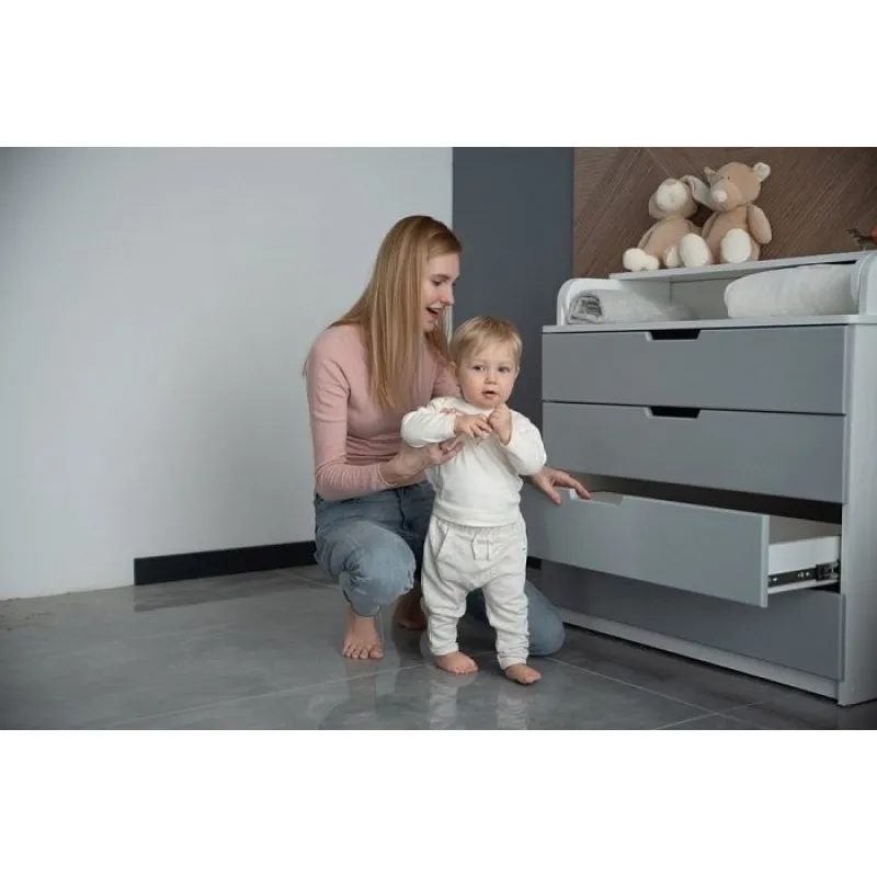Comodă Eucalyptus Rennie90 (DSK-M905) Gri Comodă Eucalyptus Rennie90 (DSK-M905) Gri