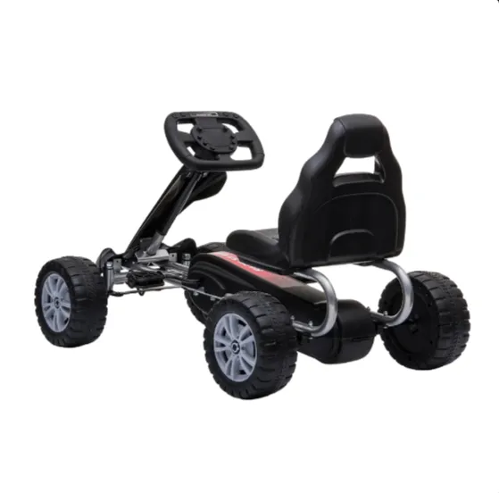 Kart cu pedale pentru copii, negru (1801/2 neagra) Kart cu pedale pentru copii, negru (1801/2 neagra)