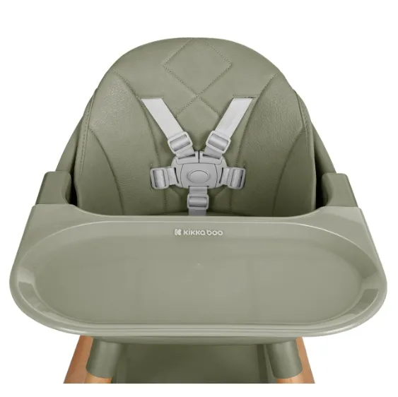 Scaun de masa 6 in 1 KikkaBoo Woody Army Green Scaun de masa 6 in 1 KikkaBoo Woody Army Green