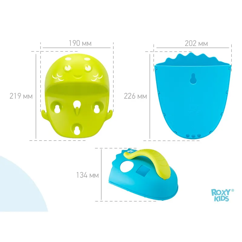 Organizator-sortator cu raft Roxy Kids „Dino” (RTH-001Y) Albastru Organizator-sortator cu raft Roxy Kids „Dino” (RTH-001Y) Albastru