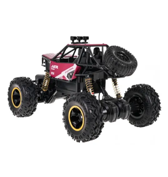 Mașină Rock Crawler 1:16 cu telecomanda, metalică, roșie, cod 2427D Mașină Rock Crawler 1:16 cu telecomanda, metalică, roșie, cod 2427D