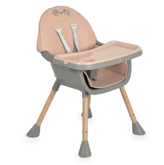 Scaun de masă 2 în 1 Moni Biscotti Pink Scaun de masă 2 în 1 Moni Biscotti Pink