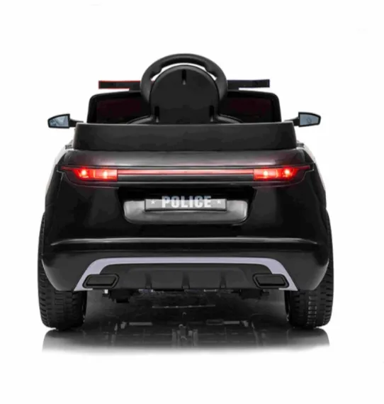 Mașină electrică de poliție GB 2025, 12V7AH x 1.25W x 4, neagră, cod 1585D Mașină electrică de poliție GB 2025, 12V7AH x 1.25W x 4, neagră, cod 1585D