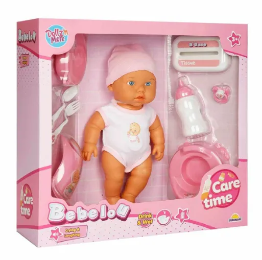 Păpușa BEBELOU CARE TIME CRY & LAUGH 2 AST.32CM., S00003823 Păpușa BEBELOU CARE TIME CRY & LAUGH 2 AST.32CM., S00003823
