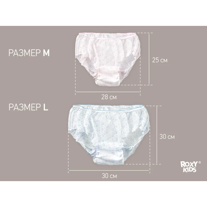 Chiloti unica folosinta pentru maternitate Roxy Kids, M, (7 buc) (RPN-002-M) Chiloti unica folosinta pentru maternitate Roxy Kids, M, (7 buc) (RPN-002-M)