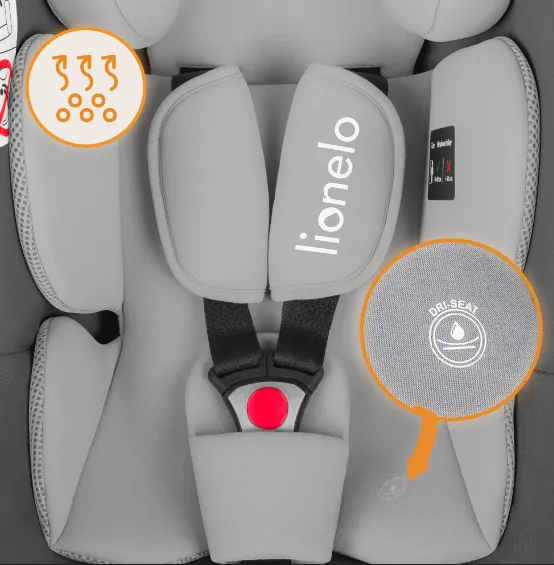 Scoica auto 40-87 cm (I-Size) Lionelo Lemmy Grey Scoica auto 40-87 cm (I-Size) Lionelo Lemmy Grey