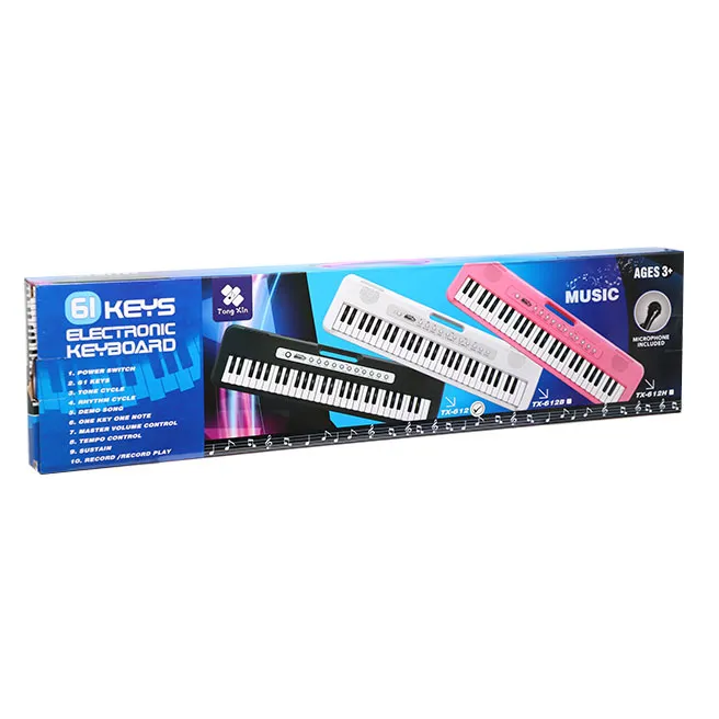 Tastatură muzicală electronică cu microfon, cod 880104 Tastatură muzicală electronică cu microfon, cod 880104
