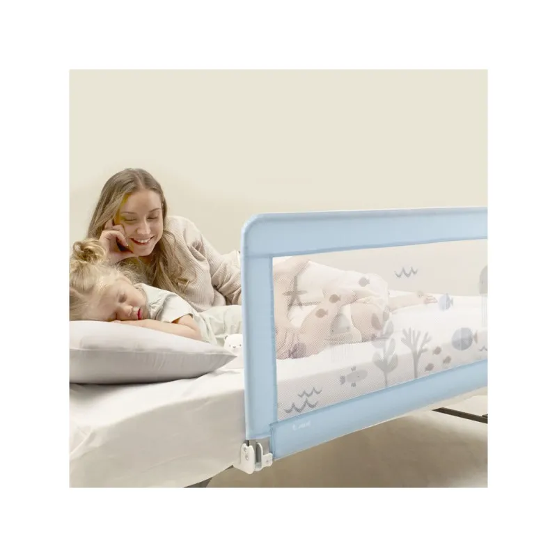 Bariera de siguranta pentru patut 130x55cm Jane (050294 U53) Albastru deschis Bariera de siguranta pentru patut 130x55cm Jane (050294 U53) Albastru deschis