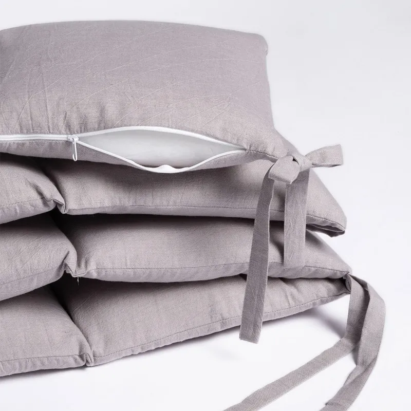Protecție pentru patuț Perina Soft Cotton (CK1/4-05.6) Gri-violet Protecție pentru patuț Perina Soft Cotton (CK1/4-05.6) Gri-violet