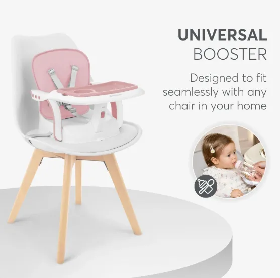 Scaun de masă KikkaBoo Chewy Pink Scaun de masă KikkaBoo Chewy Pink