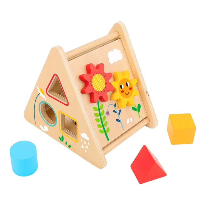 Sorter din lemn triunghi, cod 57329 Sorter din lemn triunghi, cod 57329