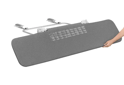 Barieră de protecție pentru pat Lionelo Lora XL Grey Stone, 150 cm Barieră de protecție pentru pat Lionelo Lora XL Grey Stone, 150 cm