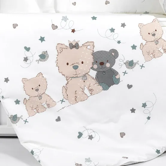 Lenjerie de pătuț 8 piese PM Lovely Puppy Lenjerie de pătuț 8 piese PM Lovely Puppy
